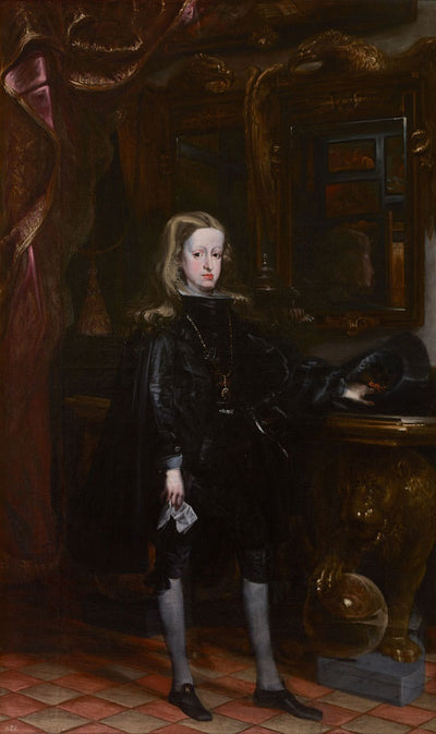 Portrait de Charles II adolescent - Juan Carreño de Miranda