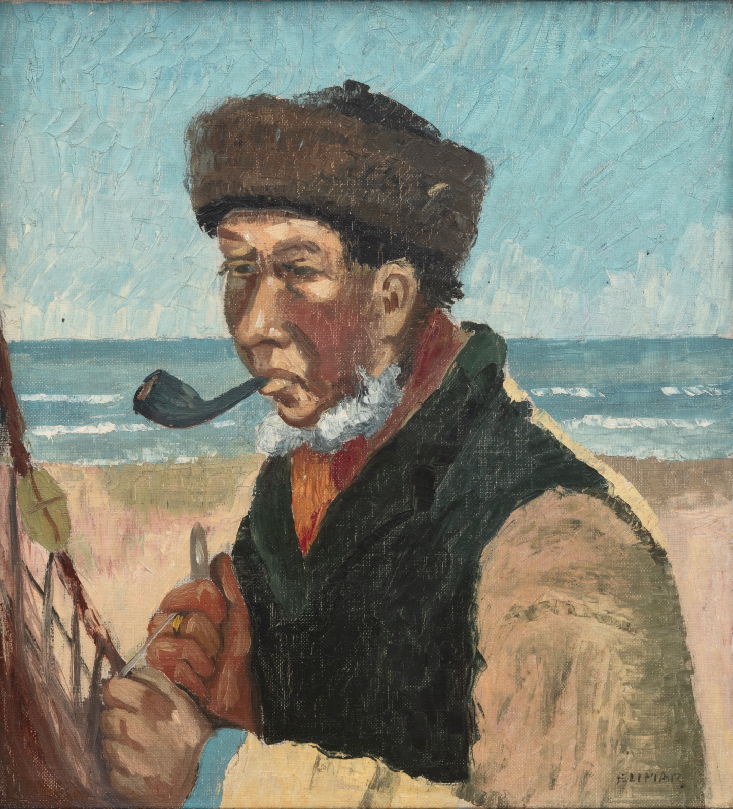 🧓 Elimar – Atribuido a Vincent van Gogh (alrededor de 1882)