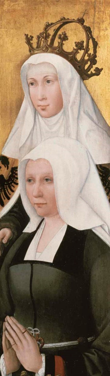 Portrait d'une donatrice et de son saint patron - Bernard van Orley