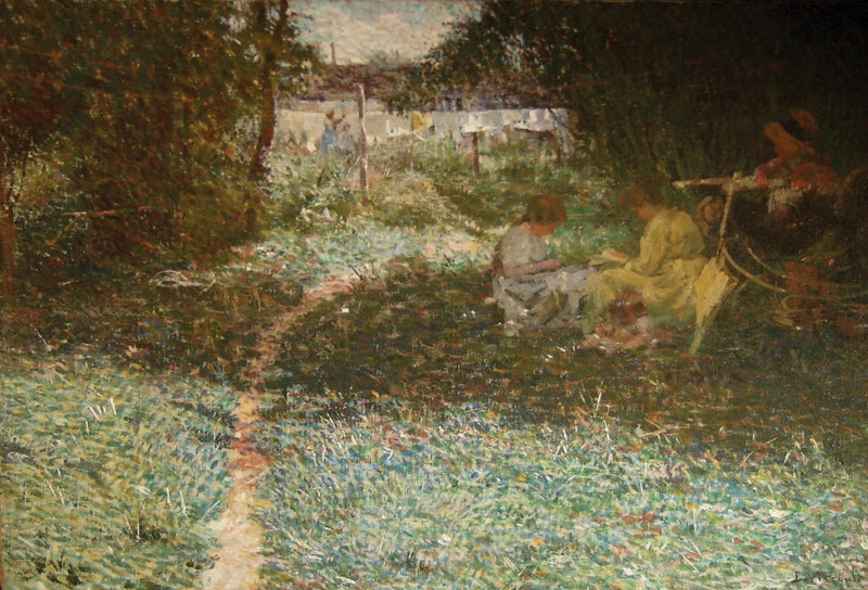 Sob a folhagem - Eliseu Visconti