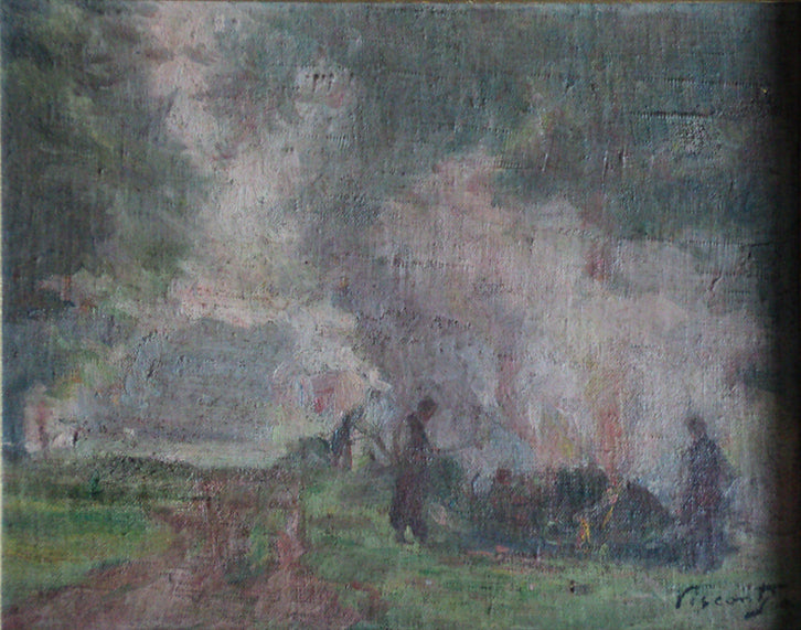 Fogueira à Saint-Hubert - Eliseu Visconti