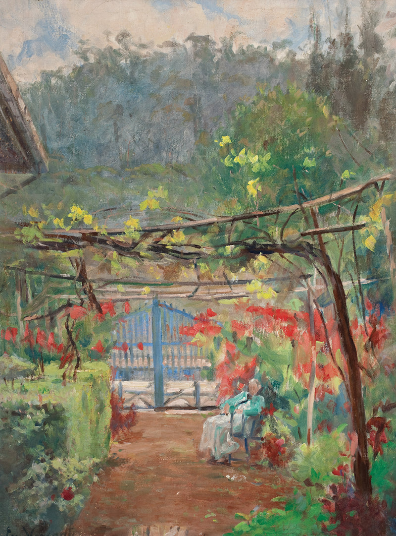 Descanso em meu jardim - Eliseu Visconti