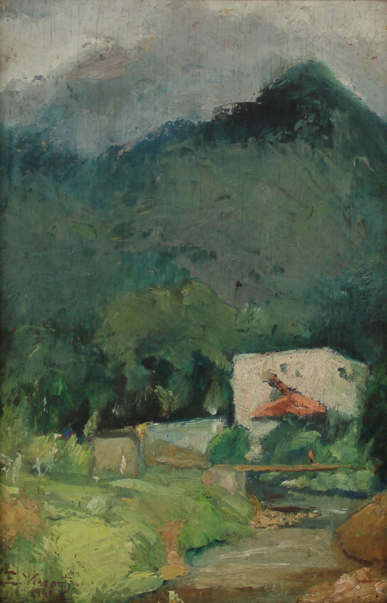 Paysage avec riacho - Eliseu Visconti