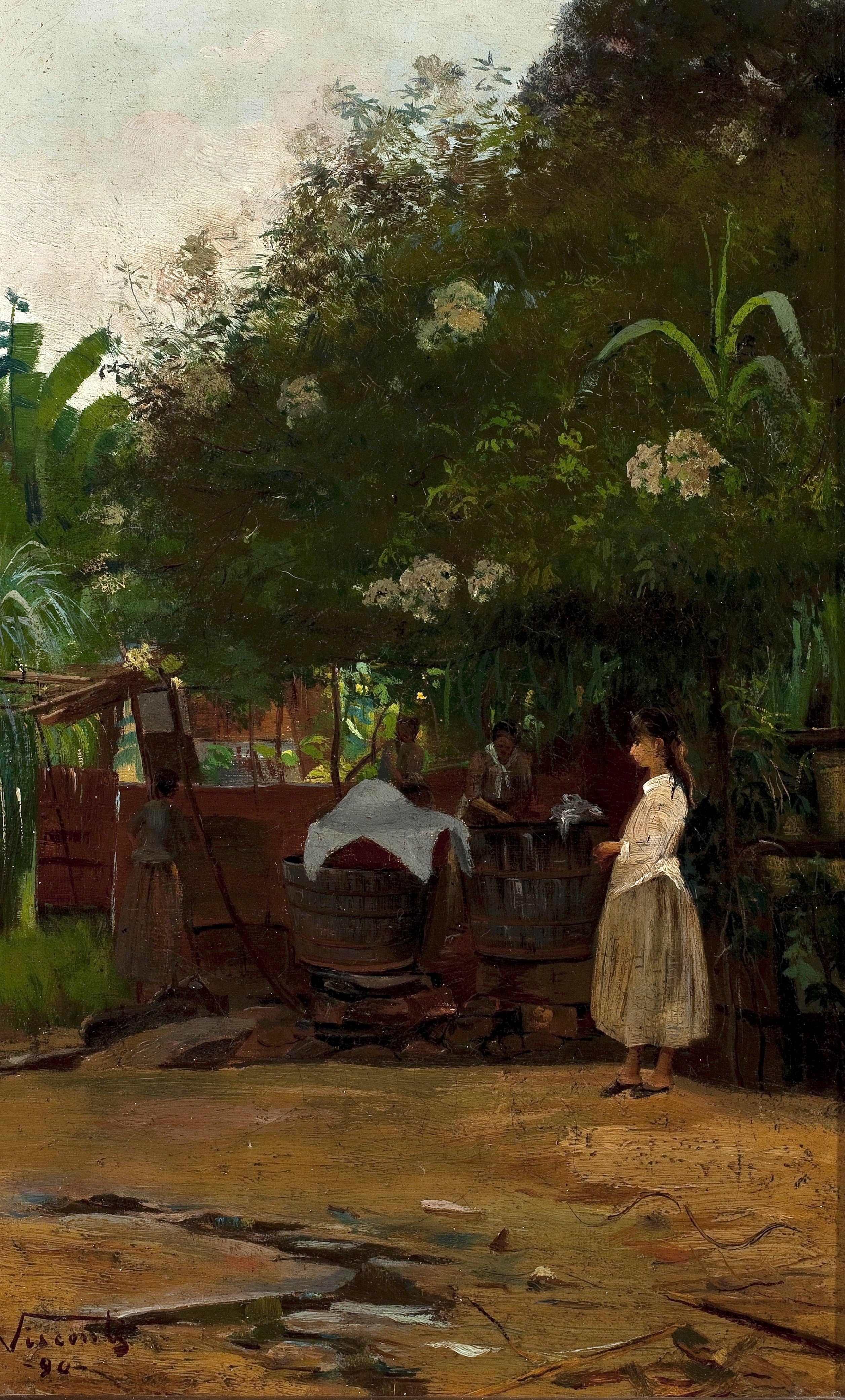 Paysage avec figure - Eliseu Visconti