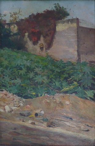 Recanto com mamoneiras - Eliseu Visconti