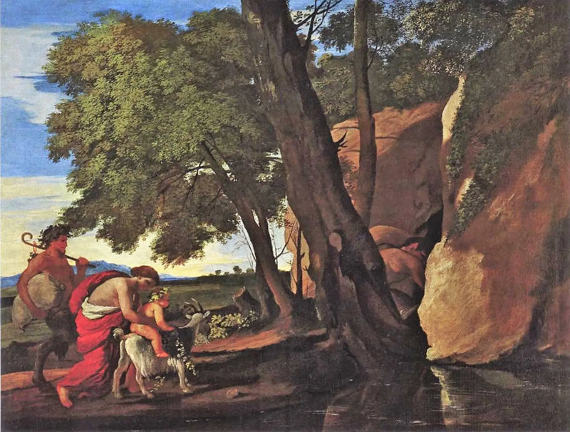La infancia de Baco - Nicolas Poussin