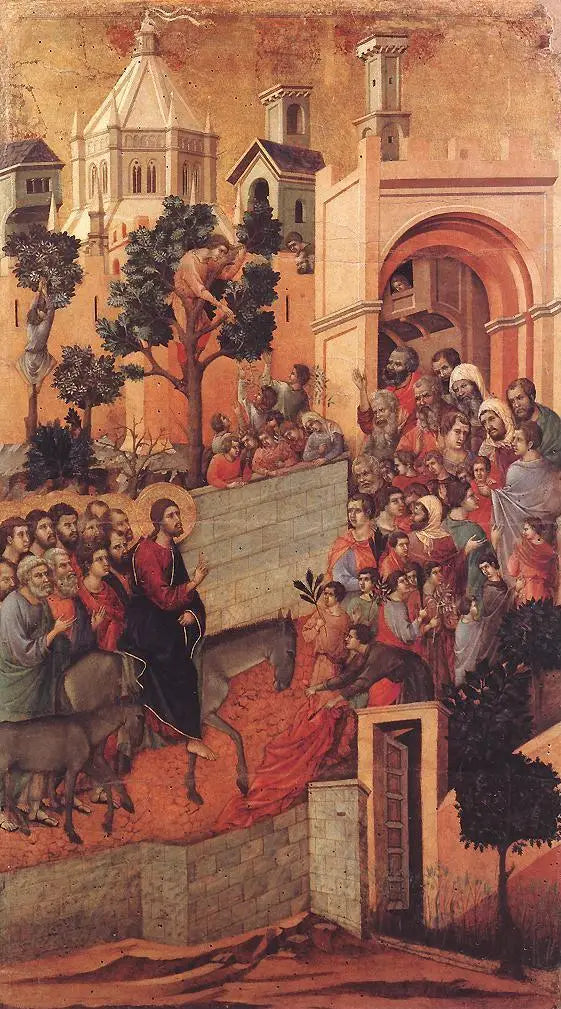 Entrada a Jerusalén - Duccio di Buoninsegna