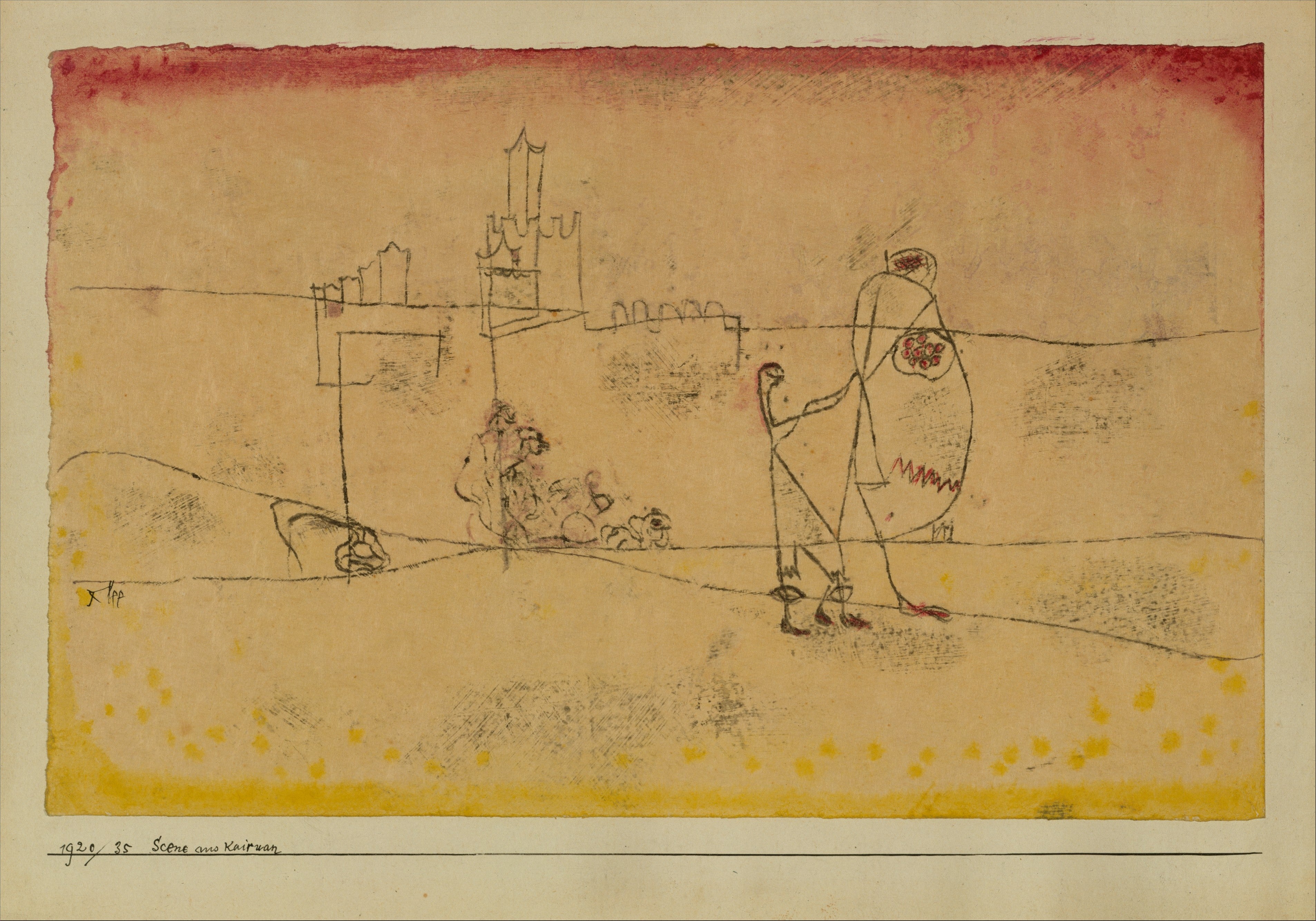 Épisode à Kairouan - Paul Klee - Alpha Reproduction