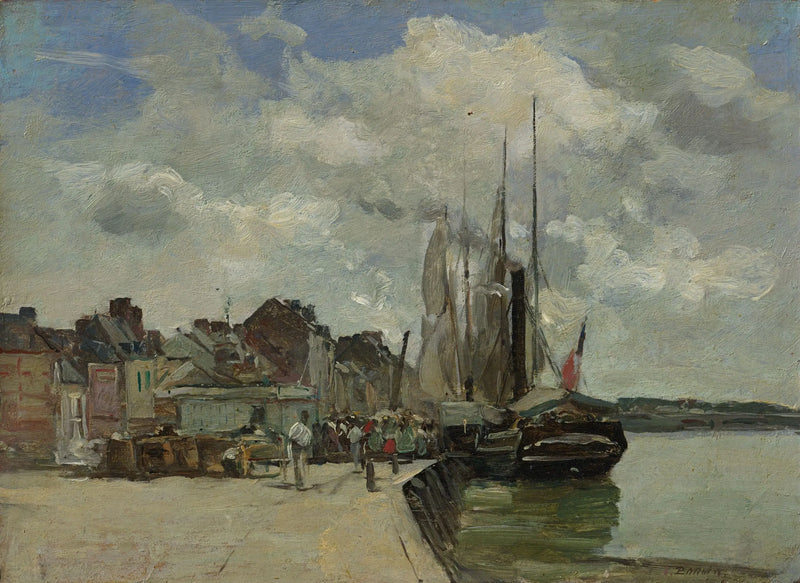 Honfleur: El Puerto - Eugène Boudin
