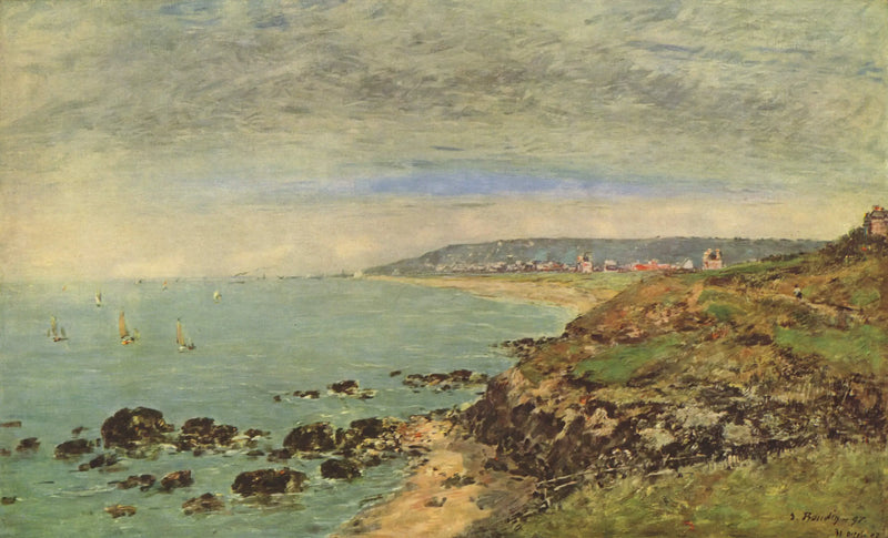 La costa atlántica cerca de Benerville - Eugène Boudin