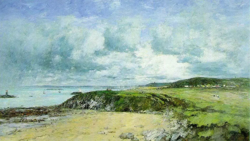 Ribera de Portrieux, Côtes-du-Nord - Eugène Boudin