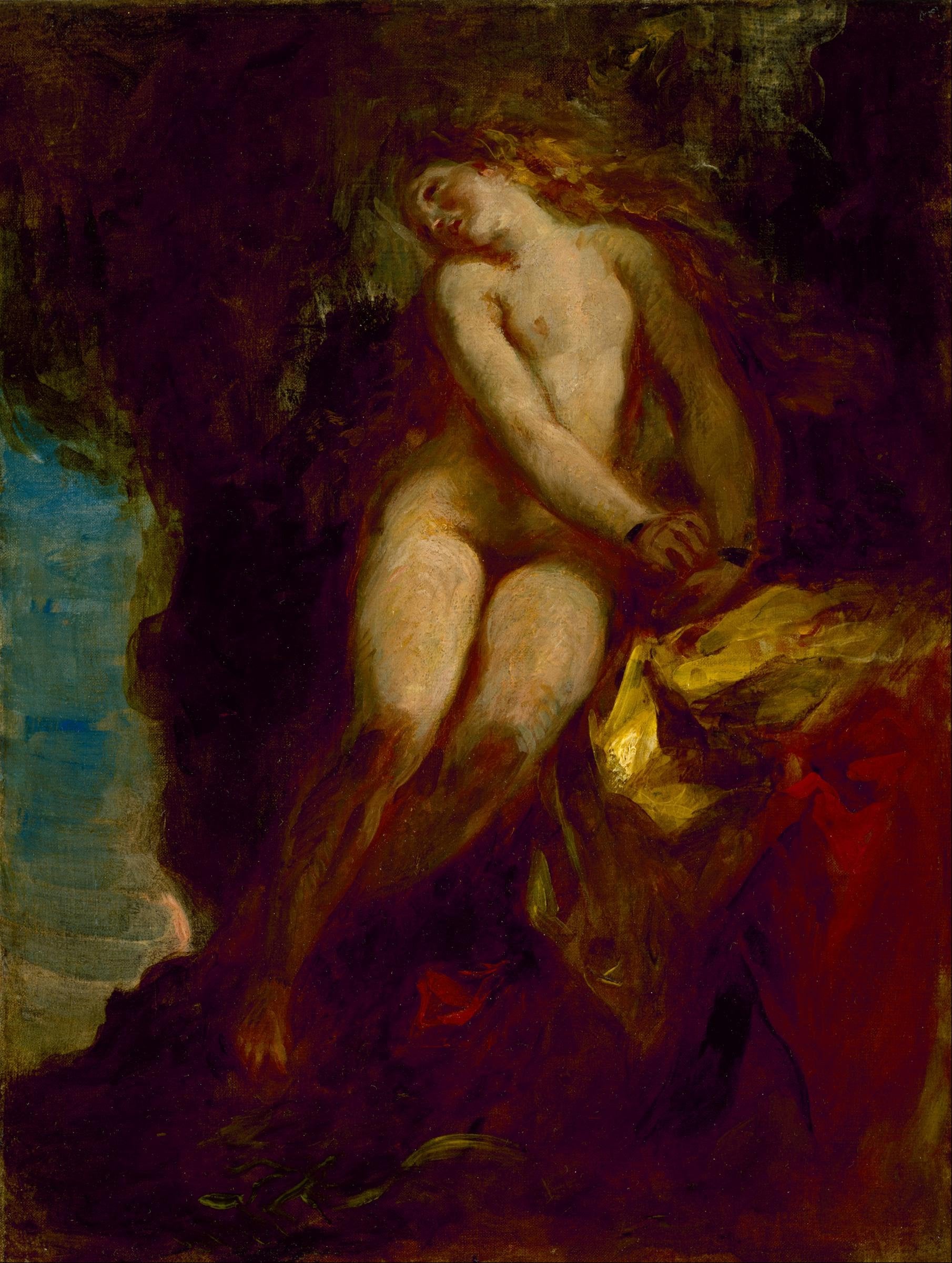 Reproduction du tableau « Andromède - Eugène Delacroix » par Alpha Reproduction en peinture à l’huile