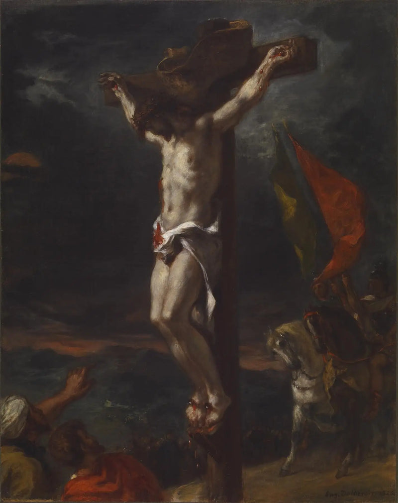 El Cristo en la cruz - Eugène Delacroix