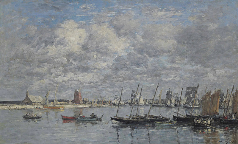 Camaret, el puerto - Eugène Boudin