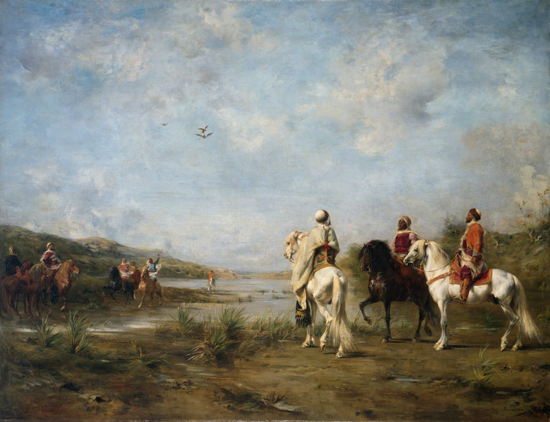 Chasse au faucon (« L'Algérie se souvient ») - Eugène Fromentin