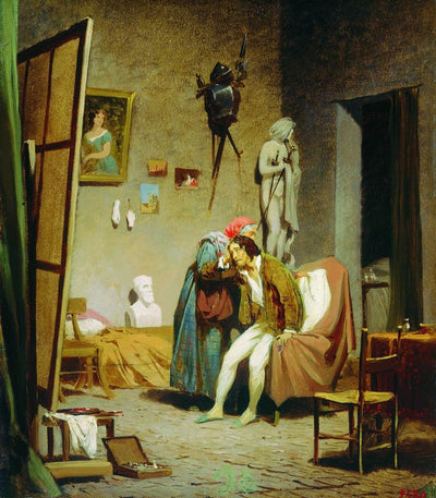 L'artiste malade - Fyodor Bronnikov