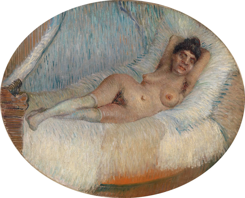 Mujer desnuda en una cama - Vincent van Gogh