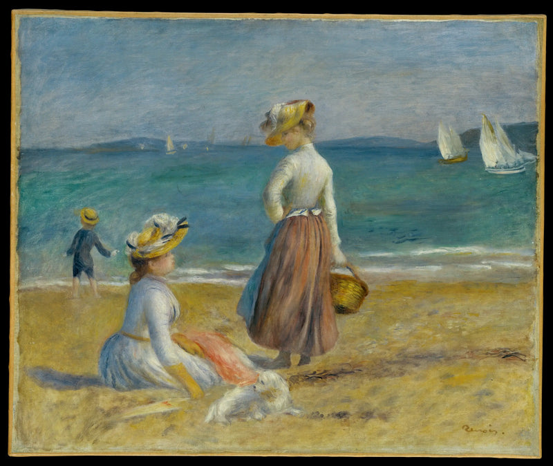 Mujeres en la Playa - Pierre-Auguste Renoir