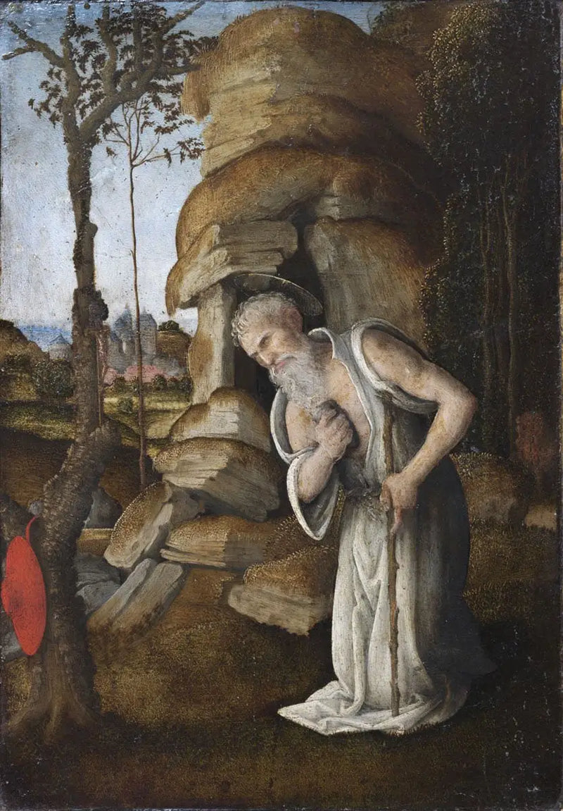 San Jerónimo penitente en el desierto - Filippino Lippi