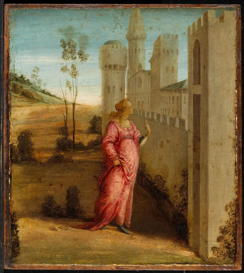 Esther en las puertas del palacio - Filippino Lippi