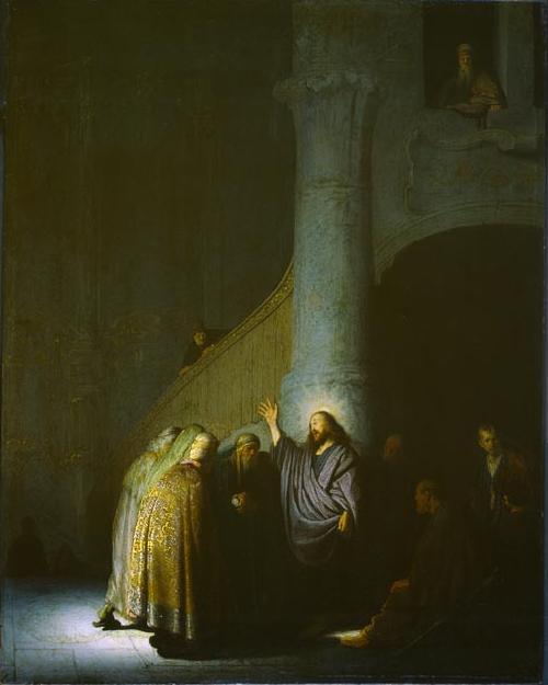 Reproduction du tableau « Le denier de César - Rembrandt » par Alpha Reproduction en peinture à l’huile