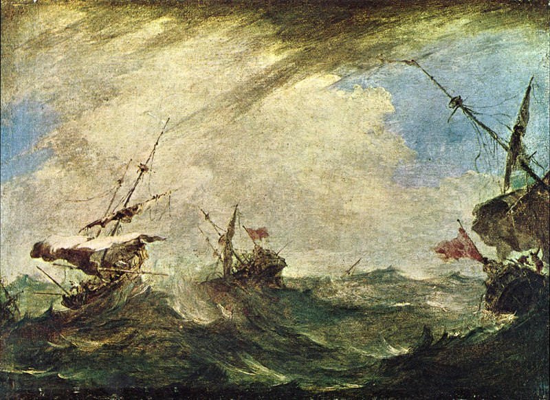 Tormenta en el mar - Francesco Guardi