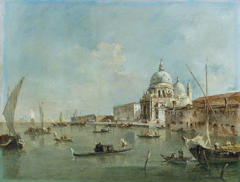 Venecia: Santa Maria della Salute y la Dogana - Francesco Guardi