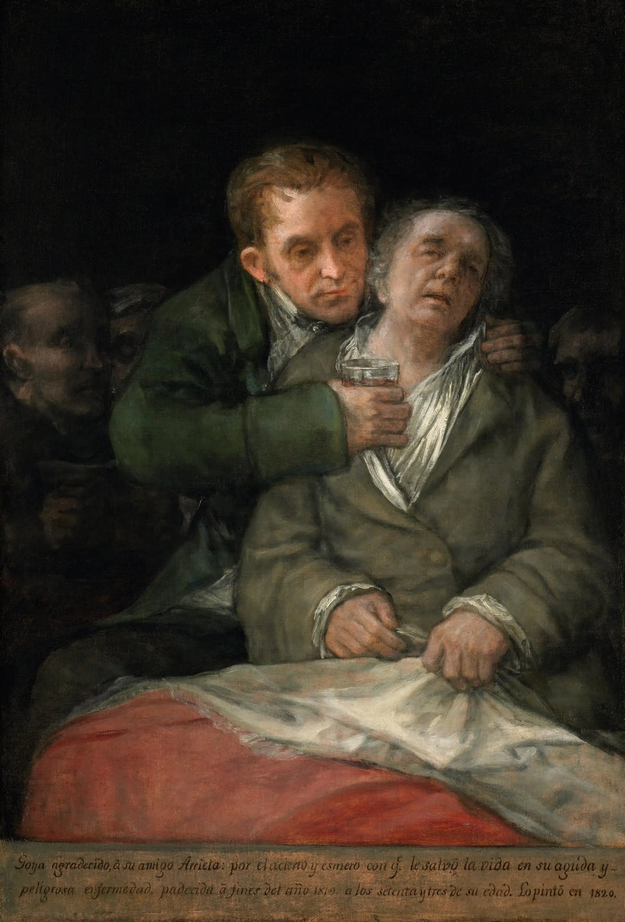 Goya y su médico - Francisco de Goya