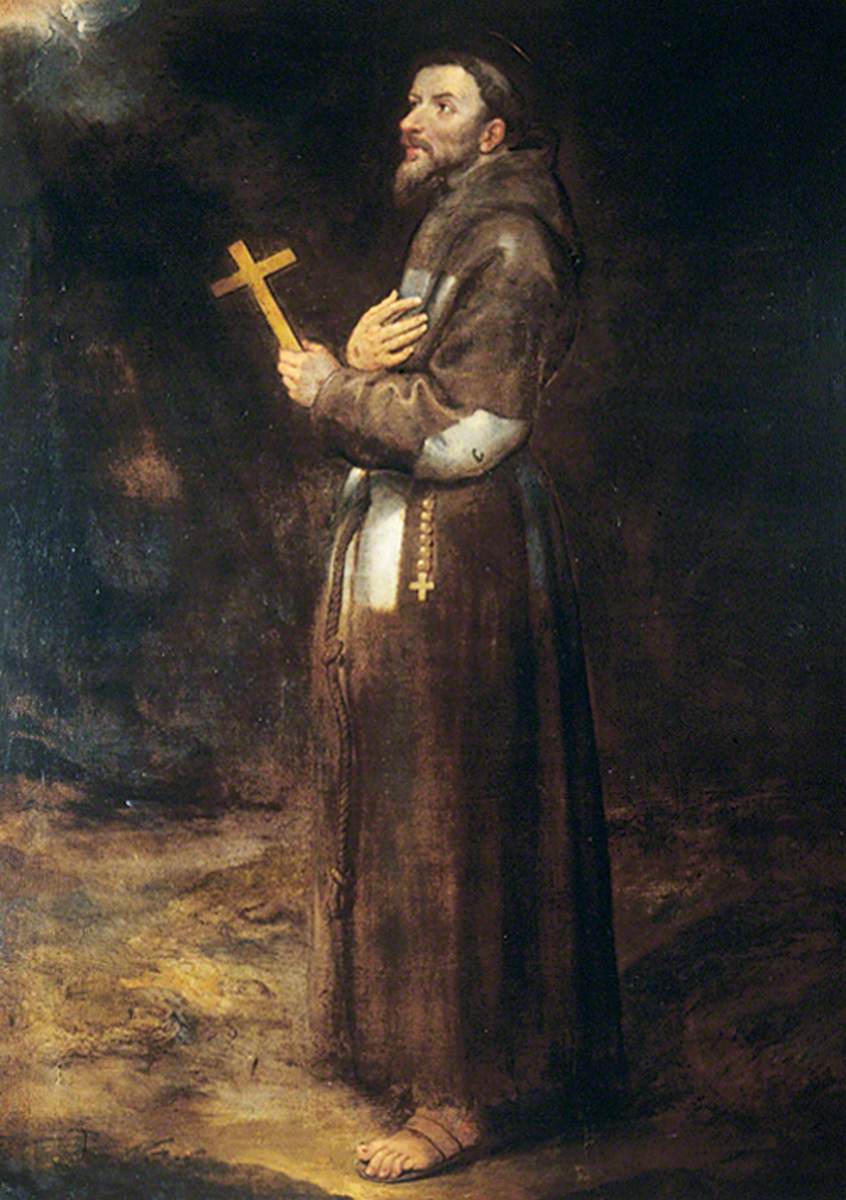Saint François d'Assise (1181–1226) - Francisco de Herrera le Vieux