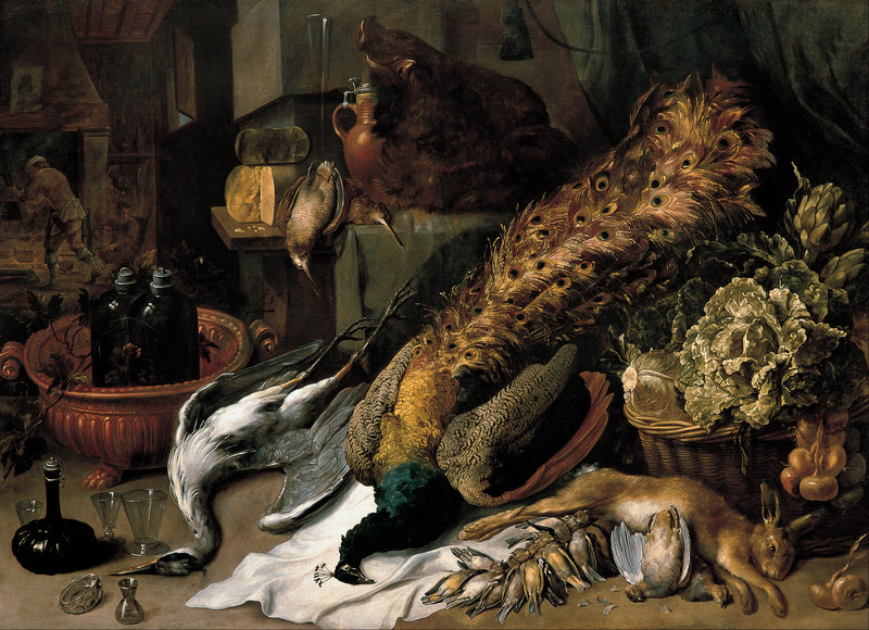 Nature morte au refroidisseur à vin - Frans Snyders