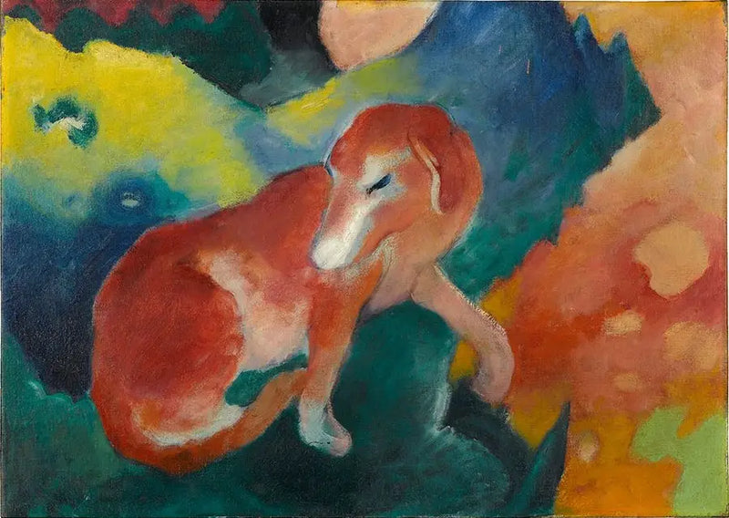 perro rojo - Franz Marc