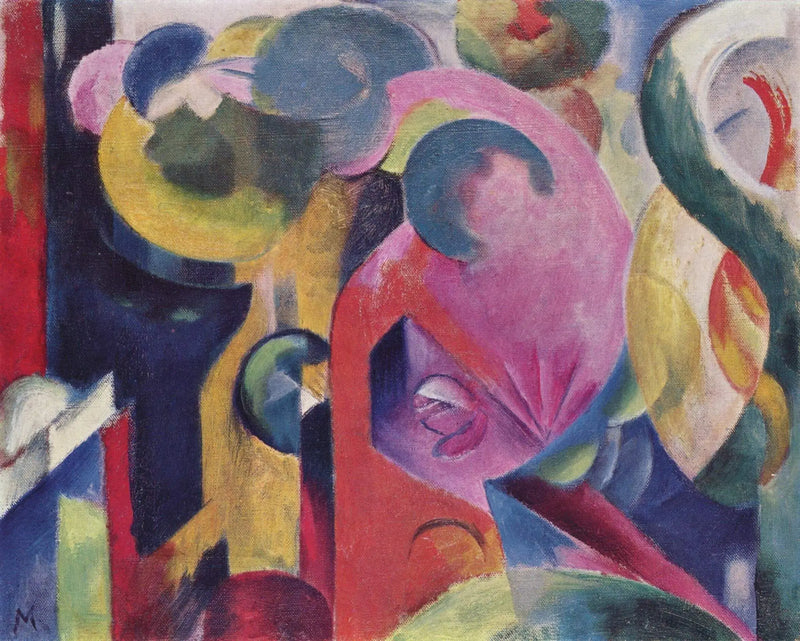 Pequeña composición III - Franz Marc