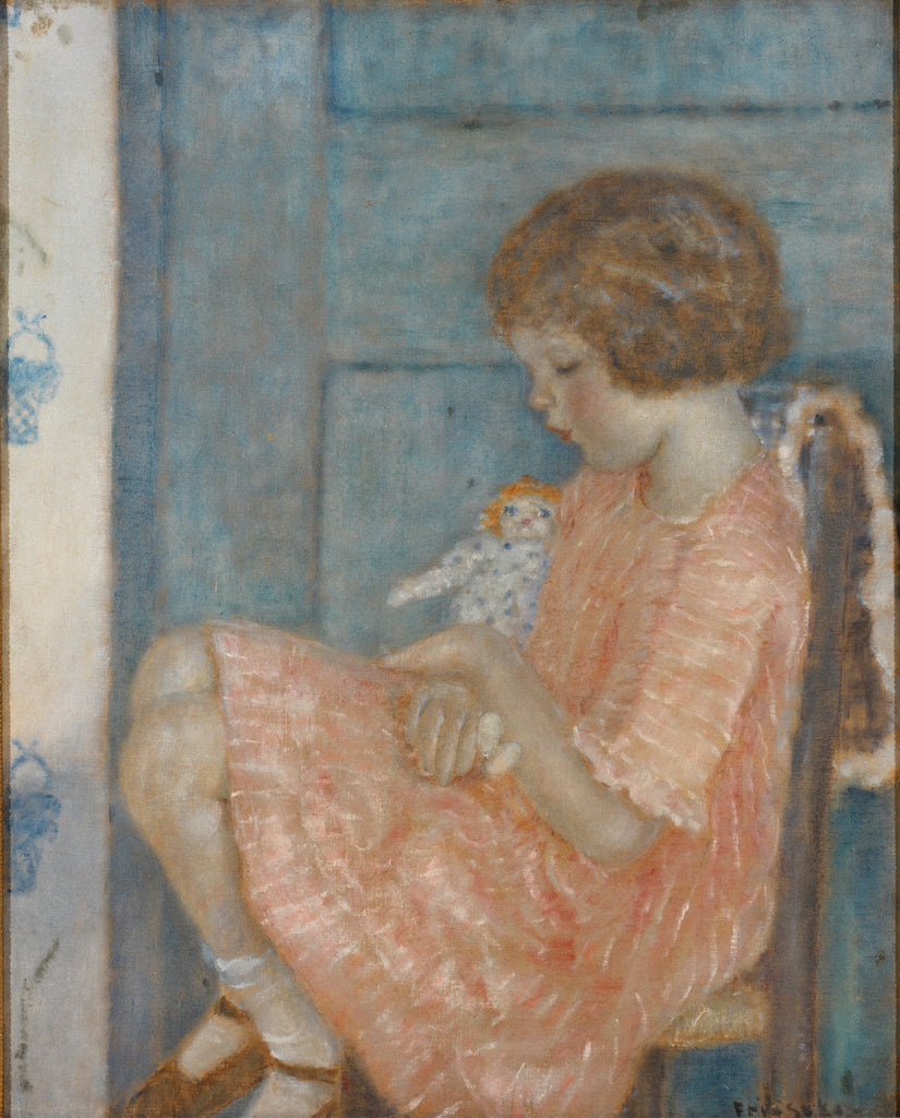 La Petite Mère (La Petite Mère) - Frederick Carl Frieseke - Alpha Reproduction