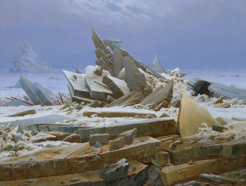 El Mar de Hielo - Caspar David Friedrich
