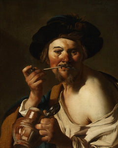 Fumador de mamada - Dirck van Baburen
