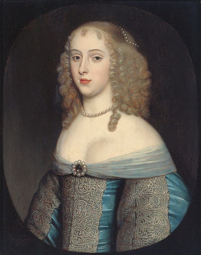 Retrato de Elisabeth van Nassau-Beverweerd (1633-1718) - Gerrit van Honthorst