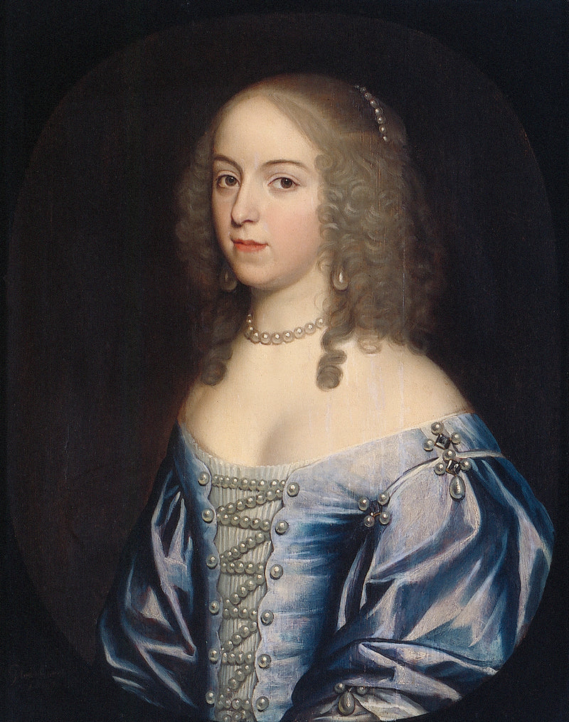 Retrato de Emilia van Nassau-Beverweerd (c. 1635-1718) - Gerrit van Honthorst