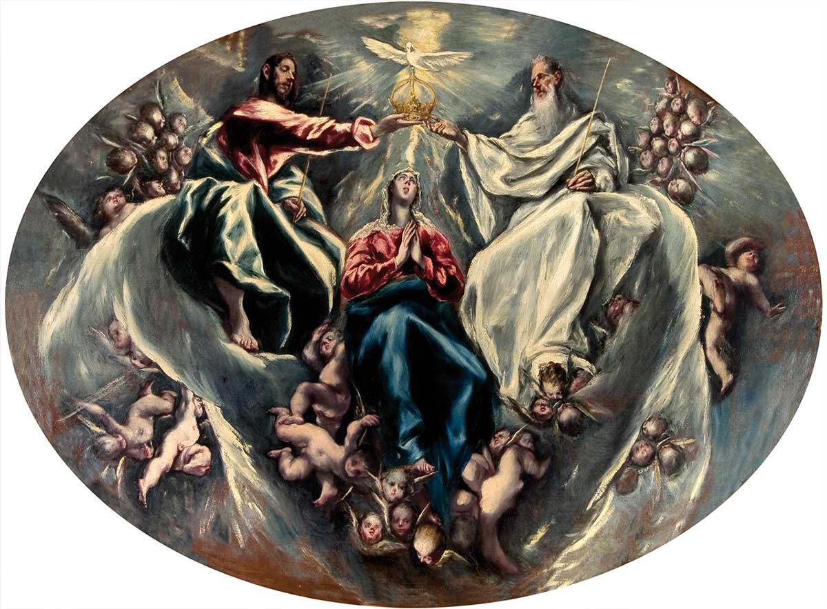 Le couronnement de la Vierge - El Greco - Alpha Reproduction