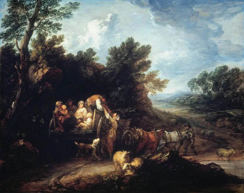 La carreta de cosecha, 1784 - Thomas Gainsborough