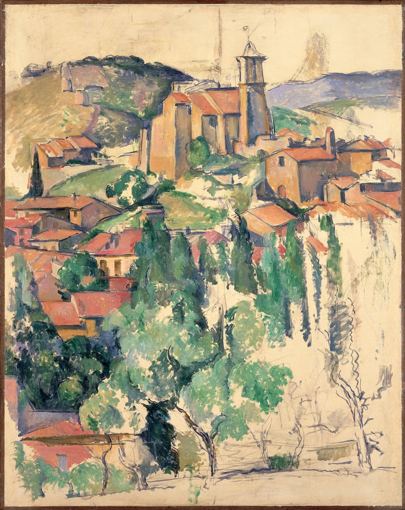 El Pueblo de Gardanne - Paul Cézanne