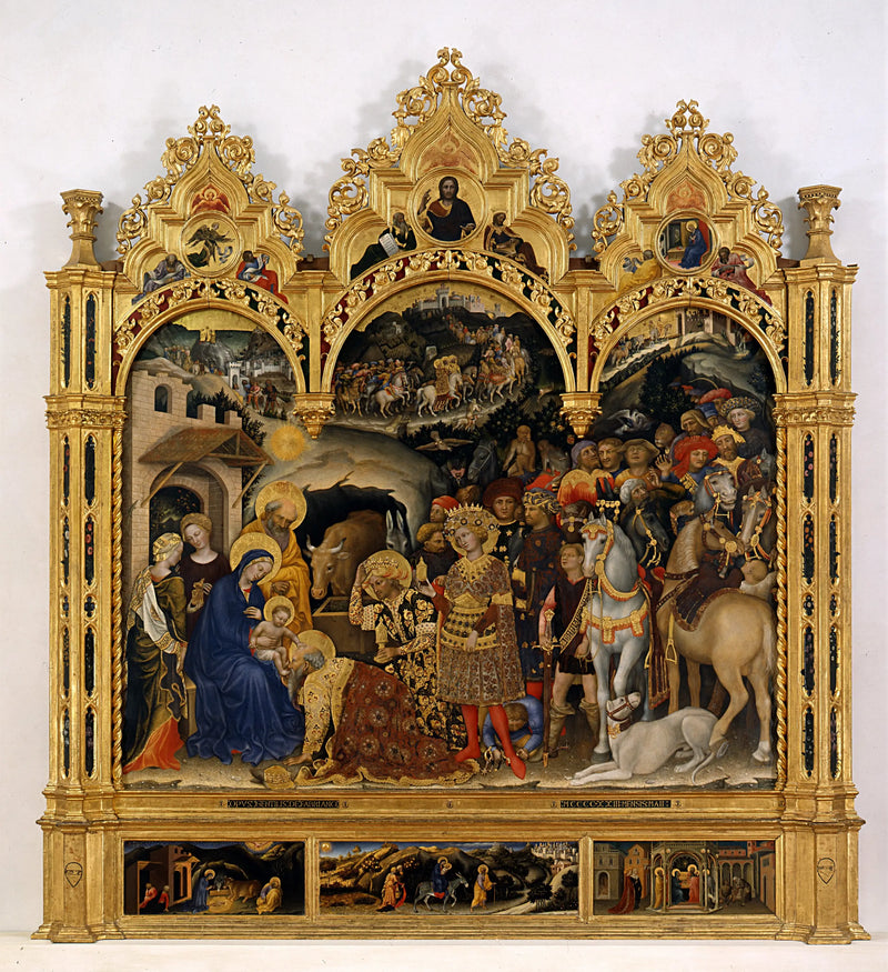 Adoración de los Reyes Magos - Gentile da Fabriano