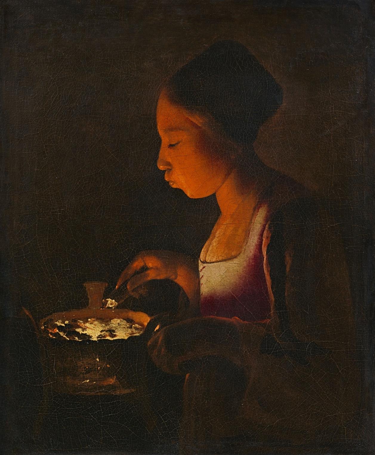 La Fillette au braisier - Georges de La Tour - Alpha Reproduction