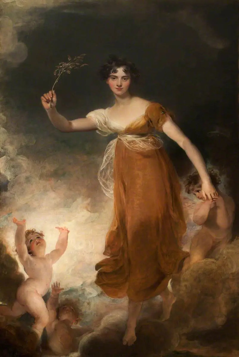 Georgiana María Leicester (1793-1859), Lady de Tabley, en el papel de « Hope » - Thomas Lawrence