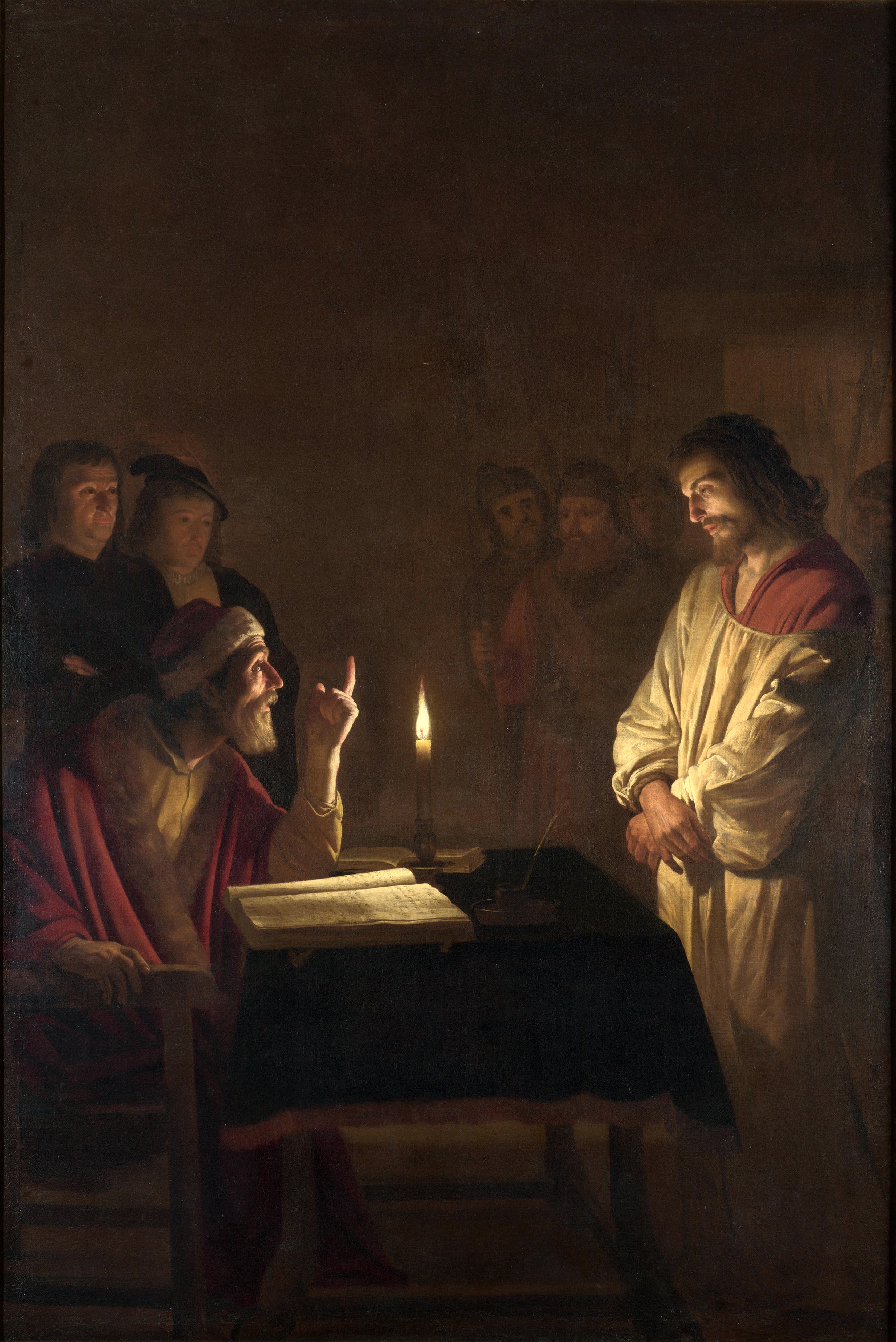 Le Christ devant le Grand Prêtre - Gerrit van Honthorst - Alpha Reproduction