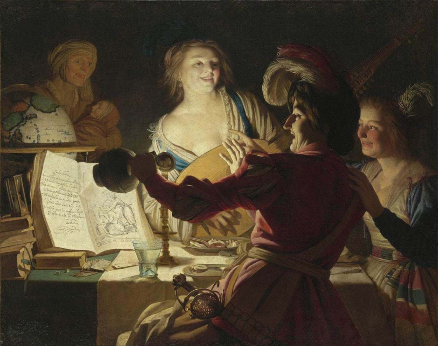Joyeuse Compagnie - Gerrit van Honthorst - Alpha Reproduction