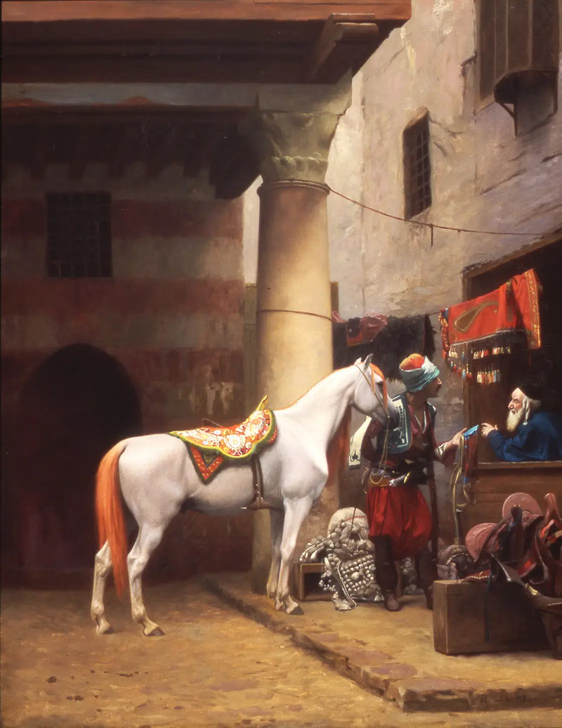 El bazar de la silla, El Cairo - Jean-Léon Gérôme