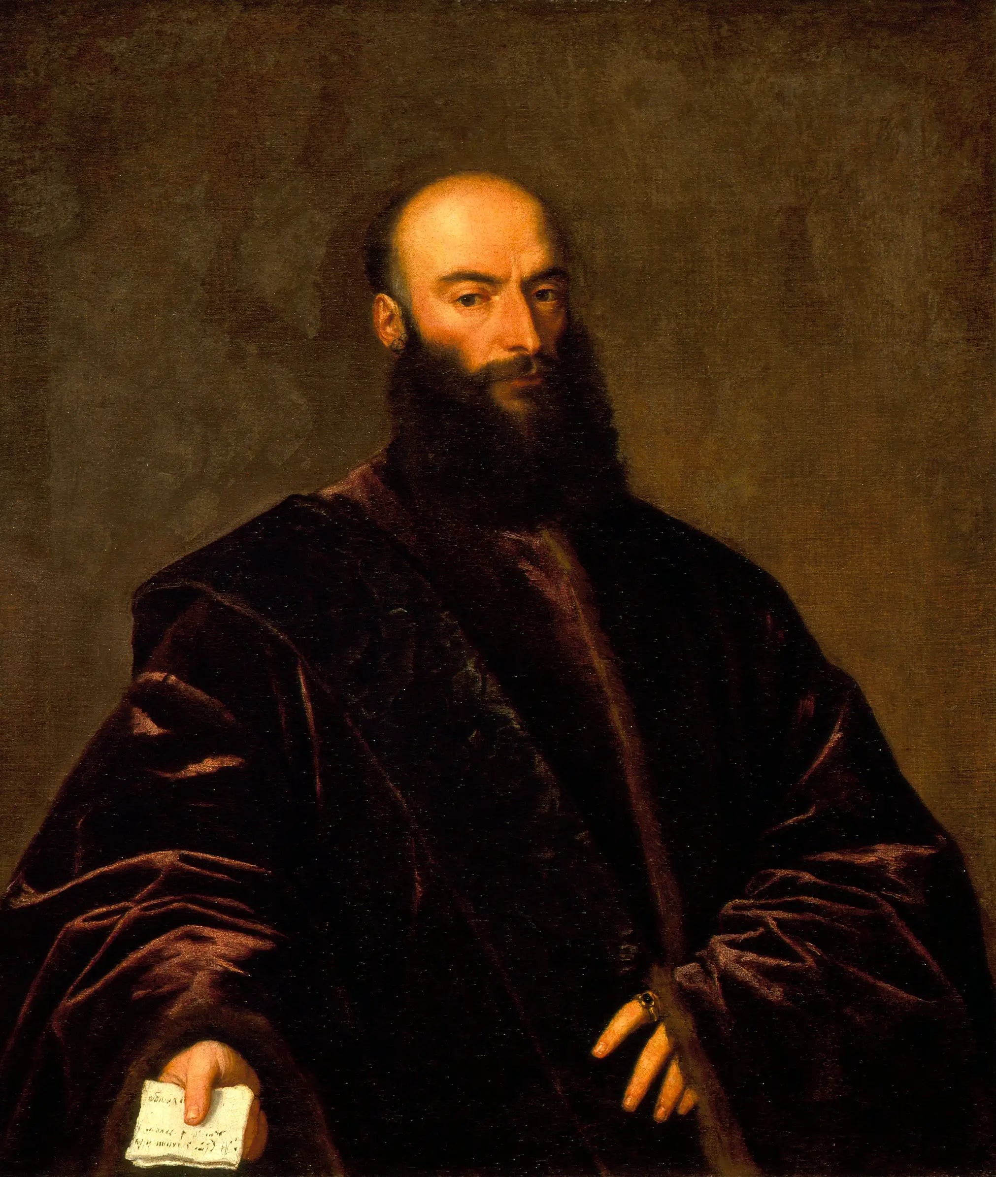 Portrait de Giacomo di Andrea Dolfin - Titian - Alpha Reproduction