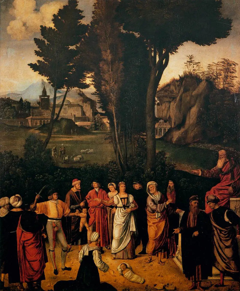 El Juicio de Salomón - Giorgione