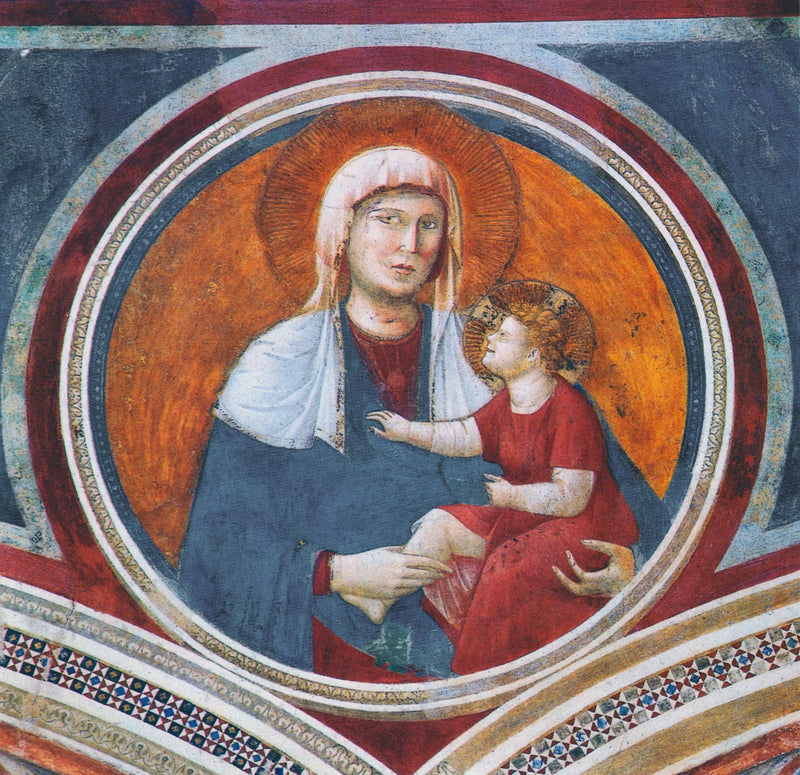 Virgen con el Niño riendo - Giotto