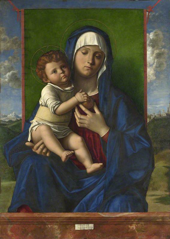 La Virgen con el Niño - Giovanni Bellini